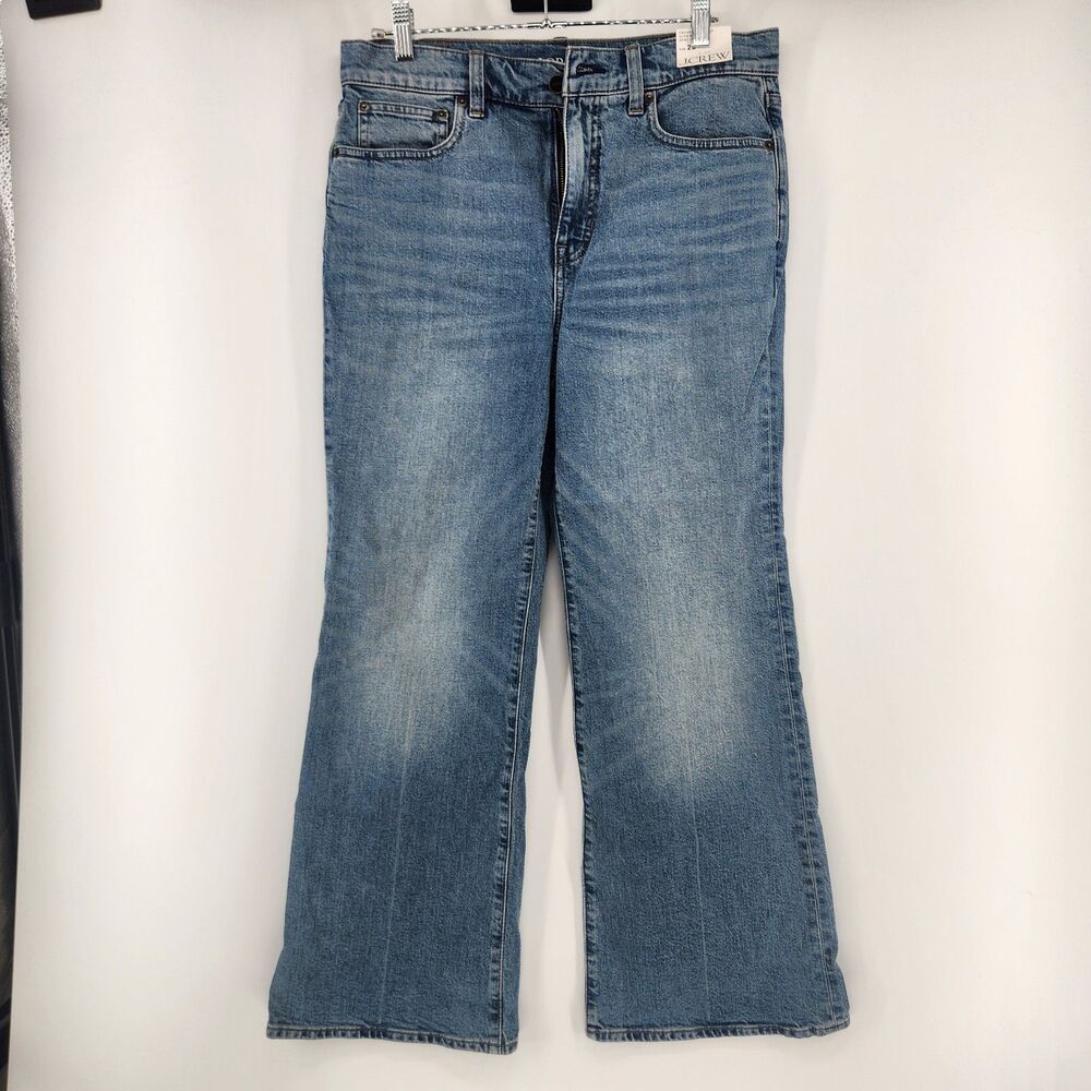 J.Crew Women's Size 29 Storm Wash Charley Kickout Cropped Jeans NWT